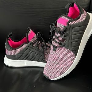 Pink & Black Adidas Sneakers